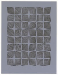 Image 1 of Letterpress Wood Type Pattern Bolck Print - Batch 012