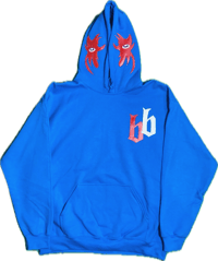 Image 1 of baby FACE hoodie [aqua] 