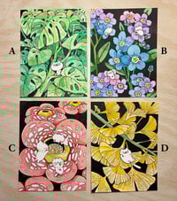 Jungle Cat Mini Paintings 1