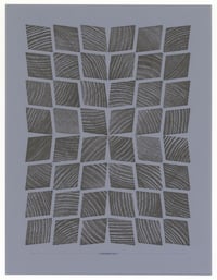 Image 1 of Letterpress Wood Type Pattern Bolck Print - Batch 015