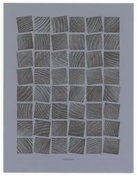 Image 1 of Letterpress Wood Type Pattern Bolck Print - Batch 016