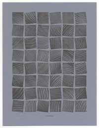 Image 1 of Letterpress Wood Type Pattern Bolck Print - Batch 017