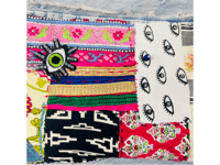 Image 12 of Levi's 501 Custom Retro Button Fly Jeans Patchwork, Signature denim pants SZ 35-30