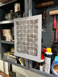 Image 4 of Letterpress Wood Type Pattern Bolck Print - Batch 012