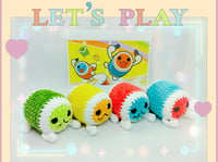 Crochet Taiko Drum Plush