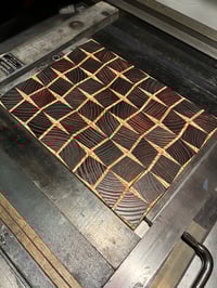 Image 2 of Letterpress Wood Type Pattern Bolck Print - Batch 013