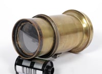Image 7 of Unbranded early brass Petzval lens magic lantern 4" tall 2" diameter #1952