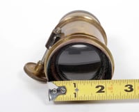 Image 2 of Unbranded early brass Petzval lens magic lantern 4" tall 2" diameter #1952