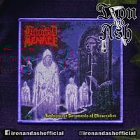Image 2 of Hooded Menace - Lachrymose Monuments of Obscuration official woven patch