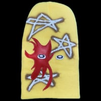 Image 1 of baby FACE beanie [mellow yellow]