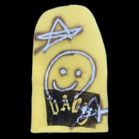 Image 2 of baby FACE beanie [mellow yellow]