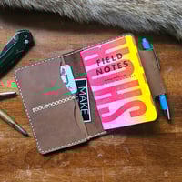 Image 1 of Leather Field Notes/Passport wallet