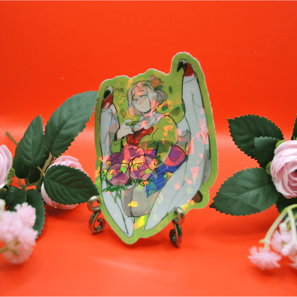 Image of NEW! Delicious in Dungeon Falin 3" Holographic Sticker