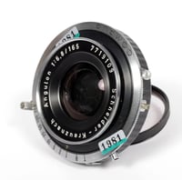 Image 3 of Schneider Angulon 165mm F6.8 in Compur #2 wide angle lens for 8X10 #1981