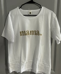 Adult T MAMA Leopard Print