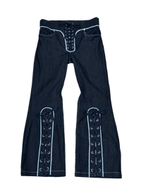 Image 1 of PANT FRENCHY BLUE/WHITE