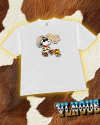 Image 1 of  Western Patch Tee (White) Standard Sizing