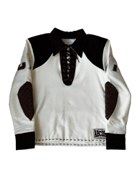 Image 1 of SWEATER RUGBY WHITE/BROWN