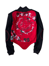 Image 2 of TOP VIN ROUGE BLACK/RED