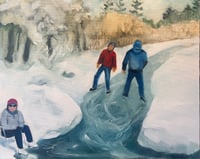 Image 1 of Skaters at Ice Pond