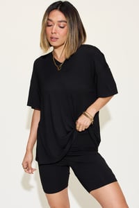 Image 4 of Basic Bae T-Shirt Shorts Set