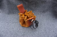 Image 9 of Drawstring pouch, Handmade, Toffee and caramel colours