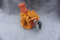 Image 10 of Drawstring pouch, Handmade, Toffee and caramel colours