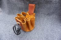 Image 11 of Drawstring pouch, Handmade, Toffee and caramel colours