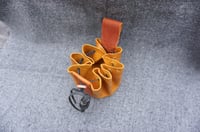 Image 12 of Drawstring pouch, Handmade, Toffee and caramel colours