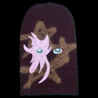 Image 1 of baby FACE beanie [bellini brown]