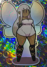 Image 2 of Flying Fairy - Large Vinyl Stickers