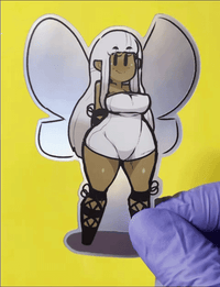 Image 3 of Flying Fairy - Large Vinyl Stickers