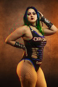 Image 8 of XS/S Ozzy Osbourne Slashed Bodysuit