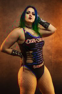 Image 6 of XS/S Ozzy Osbourne Slashed Bodysuit