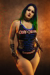 Image 5 of XS/S Ozzy Osbourne Slashed Bodysuit