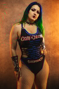 Image 9 of XS/S Ozzy Osbourne Slashed Bodysuit