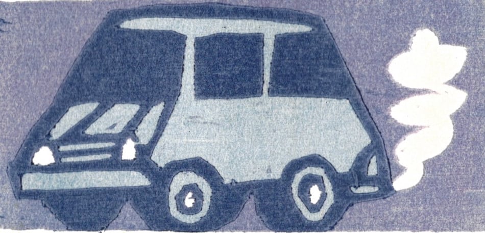 Image of Blue Car