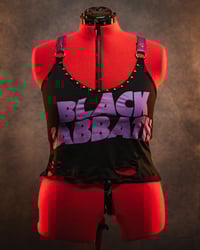 Image 1 of M/L Black Sabbath Crop Top
