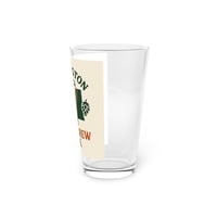 Image 3 of Washington Craft Brew Talk Pint Glass - 16oz Beer Glass, Brewery Podcast Logo
