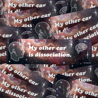My other car is dissociation Bumper Sticker