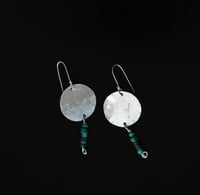 Image 1 of Turquoise Silver Earrings