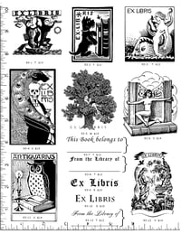 Image 1 of Ex Libris Rubber Stamps P93