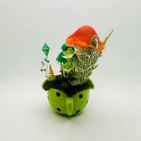 Image 5 of St. Patrick's Day/ Spring Gnome/ Leprechaun  with Kite tabletop decor 