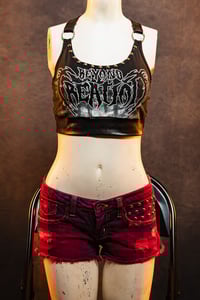 Image 2 of Low Rise Pastel Goth Micro Shorts