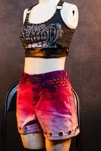 Image 1 of 6M High Rise Pastel Goth Shorts