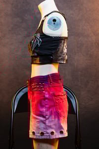 Image 5 of 6M High Rise Pastel Goth Shorts