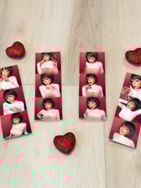 Image 1 of Signed Valentine’s Velma photobooth strips (4 photo strips)