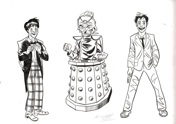 Image of Doctor Who Sketch A - 2017