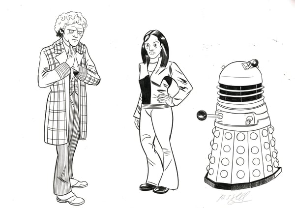 Image of Doctor Who Sketch B - 2017