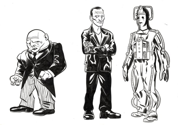 Image of Doctor Who Sketch D - 2017
